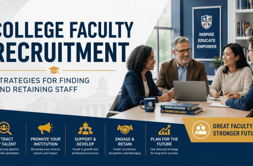 College Faculty Recruitment - Strategies for Finding and Retaining Staff