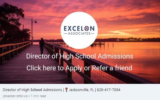 High School Admissions Director Sample Job Description