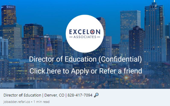 Director of education search