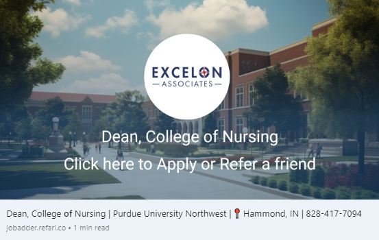 dean of nursing
Purdue University Northwest