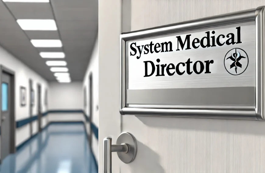 System Medical Director sample job description