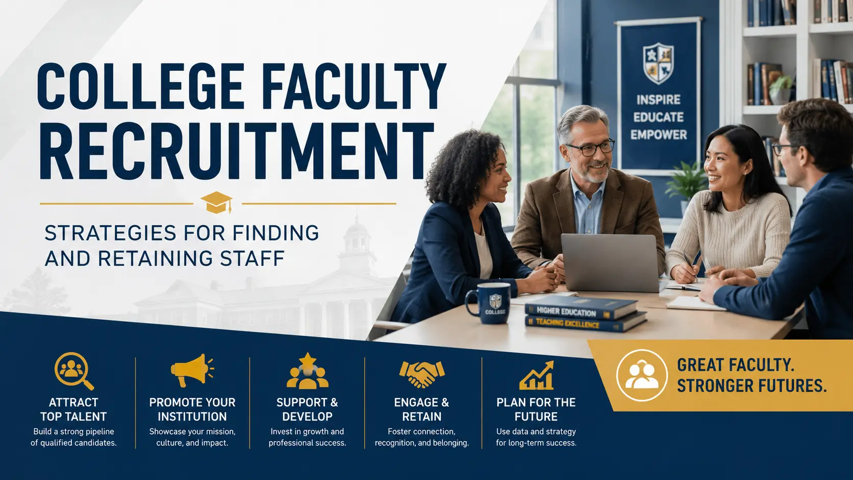 Faculty recruiting and retention article illustration